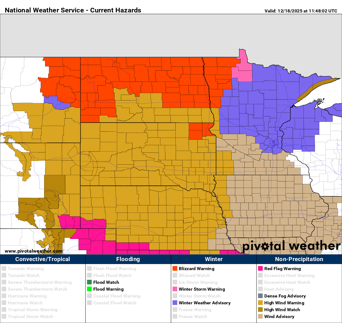 Winter wallop: Falling temperatures, gusty winds and snow showers