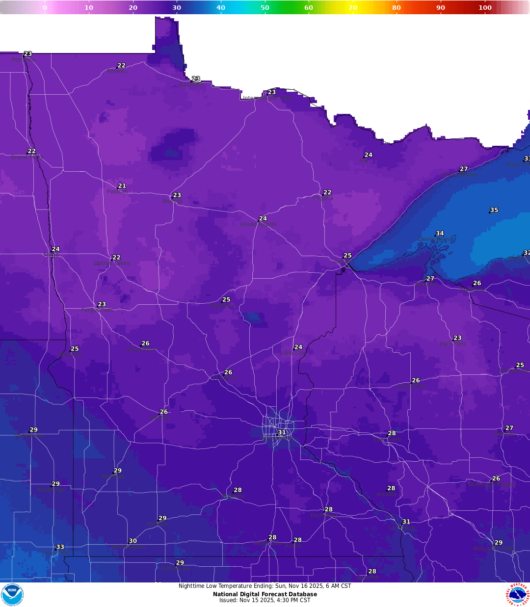 Quiet night ahead; comfortable Sunday to follow
