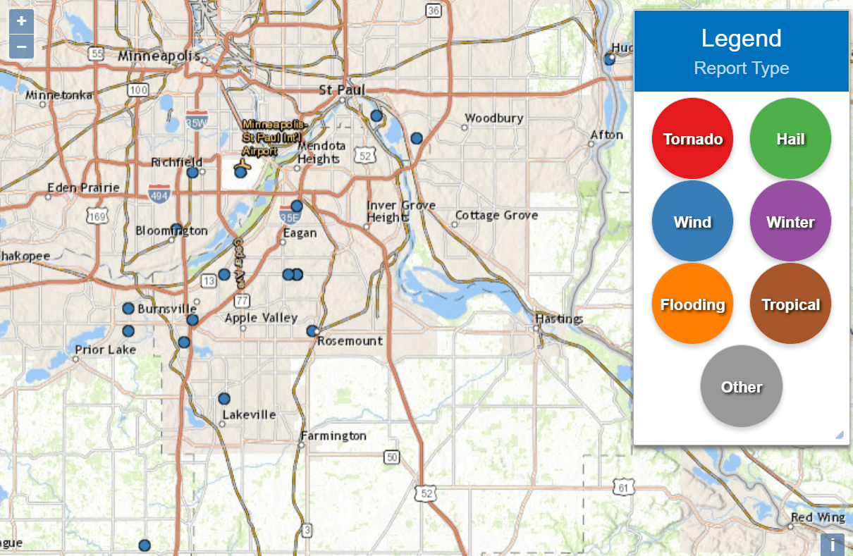 Storm reports