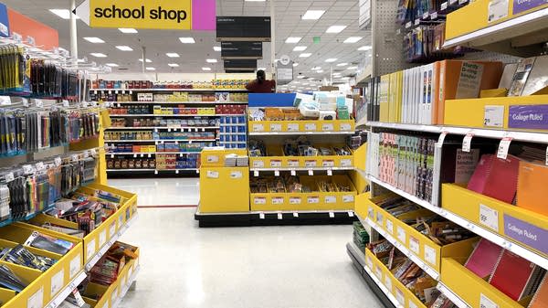 Back-to-school shopping at Target