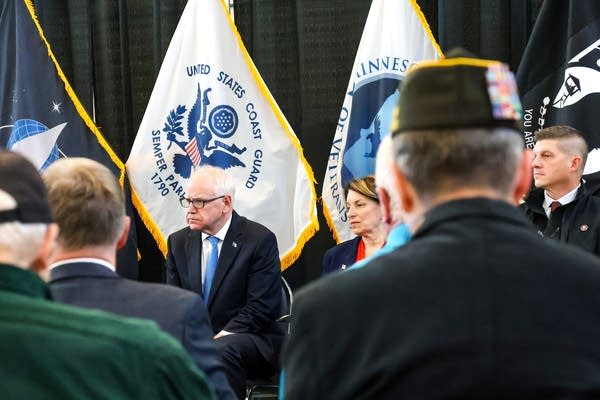 Walz Klobuchar Finstad attending program