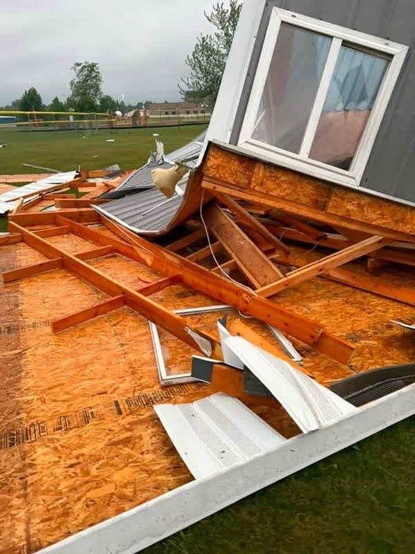 Kelliher school damage