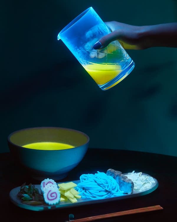 Glow in the Dark Ramen Meal