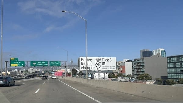 Most billboards on US Route 101 between San Francisco and Silicon Valley are by tech companies. 