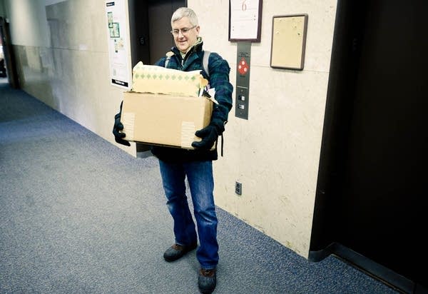 Scenes from a shrinking newspaper