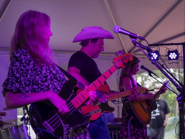 the band turn turn turn performing on stage