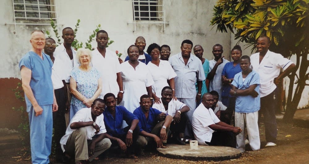 Staff at Kissy UMC Eye Hospital