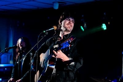 band performing on stage