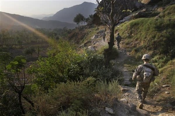 On patrol in Afghanistan