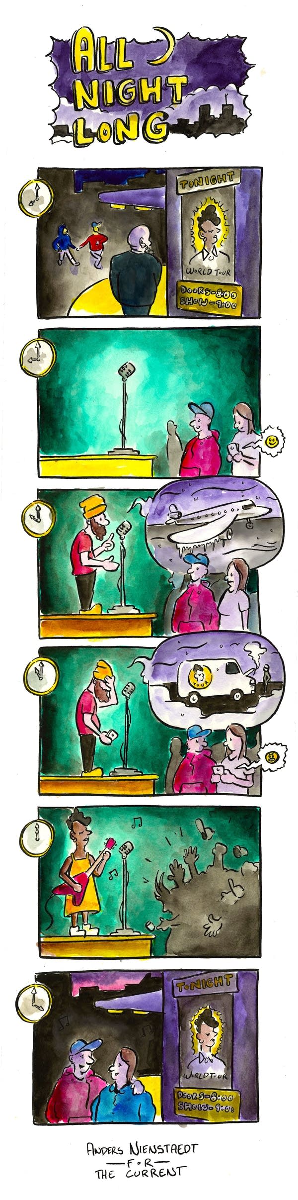 That feeling when a series of delays can make a night out into a bona-fide all-nighter.