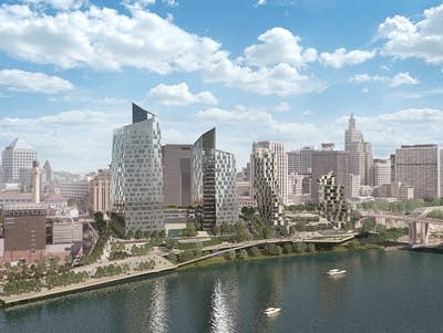Developer's plan for riverfront would change St. Paul skyline | MPR News