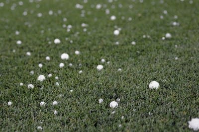 Hail at Target Field