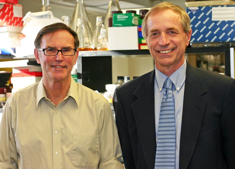Dr. Ashley Haase and Dr. Pat Schlievert