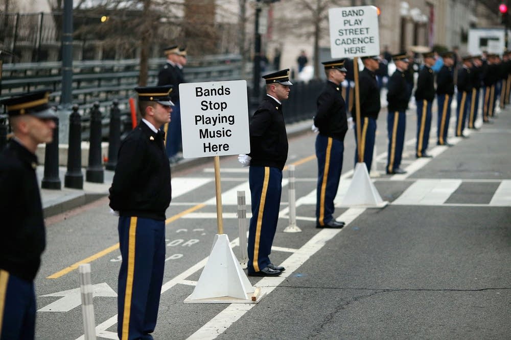 Rehearsal Held For Obama's Second Inauguration