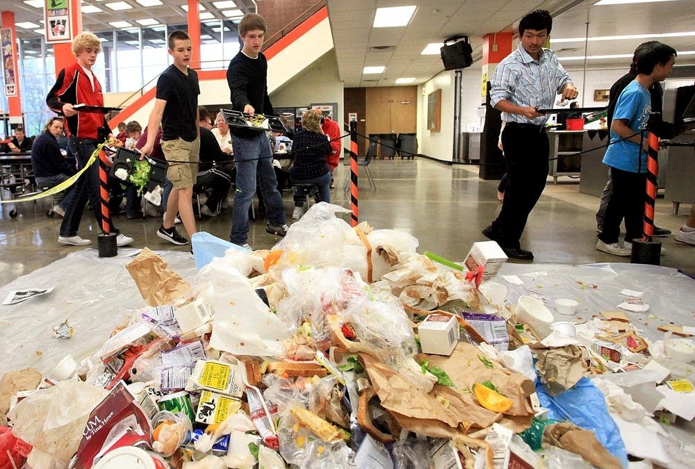 Winona school trash