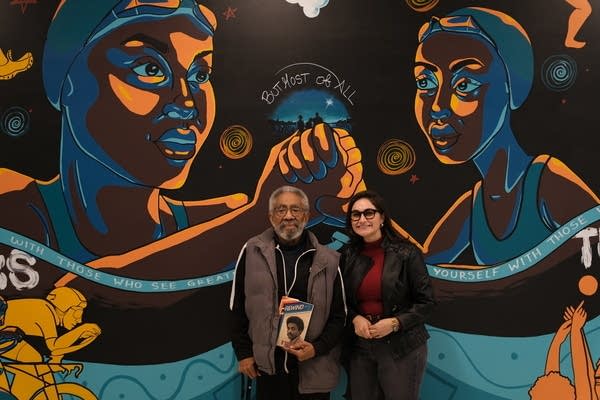 two people pose for a portrait