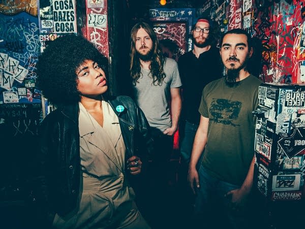 Seratones perform in The Current studio