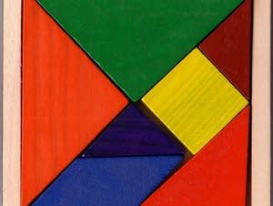 wooden tangram