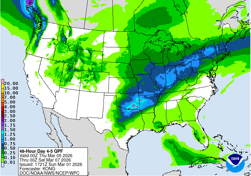 Quantitative precipitation forecast