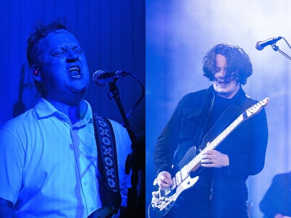 Isaac Brock of Modest Mouse (L) and Jack White share a common birthday.