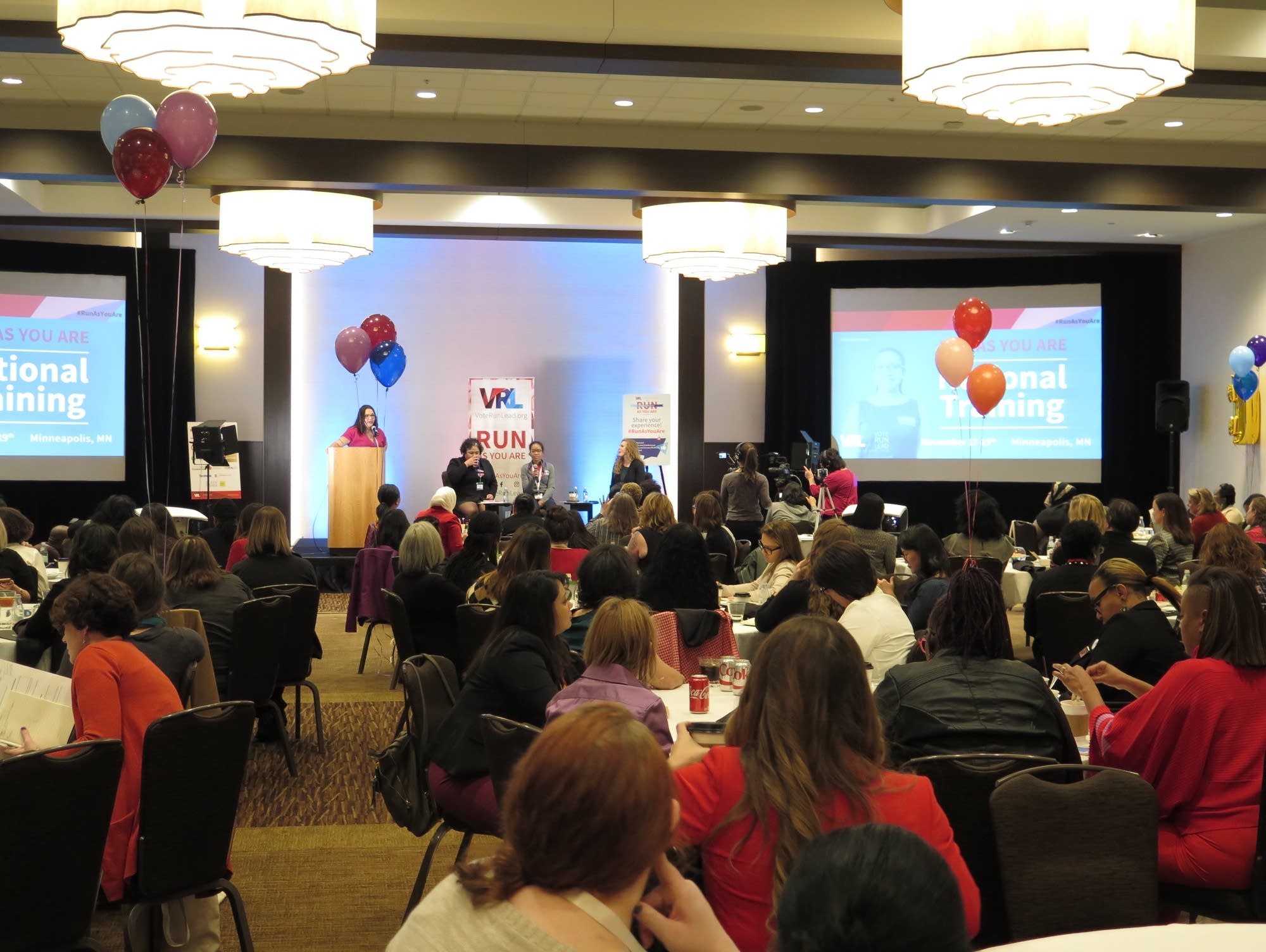 The Vote, Run, Lead conference in Minneapolis