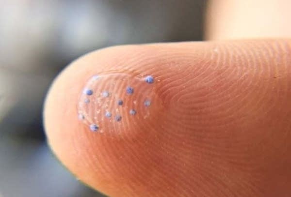 Plastic microbeads