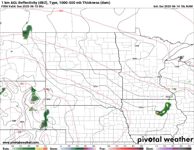 Showers building Saturday night; warmer Father's Day ahead