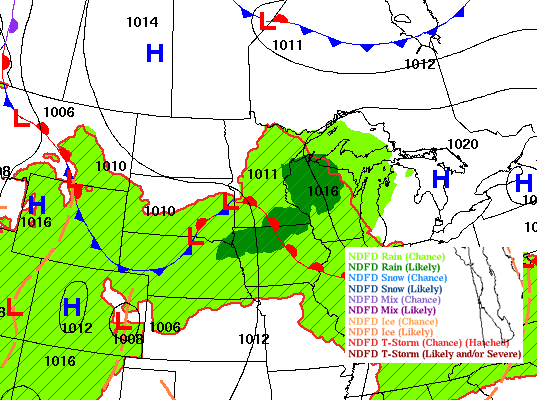 Rain and thunder chances return Friday ahead of a decent weekend 
