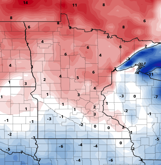 Warming back up the next couple days 