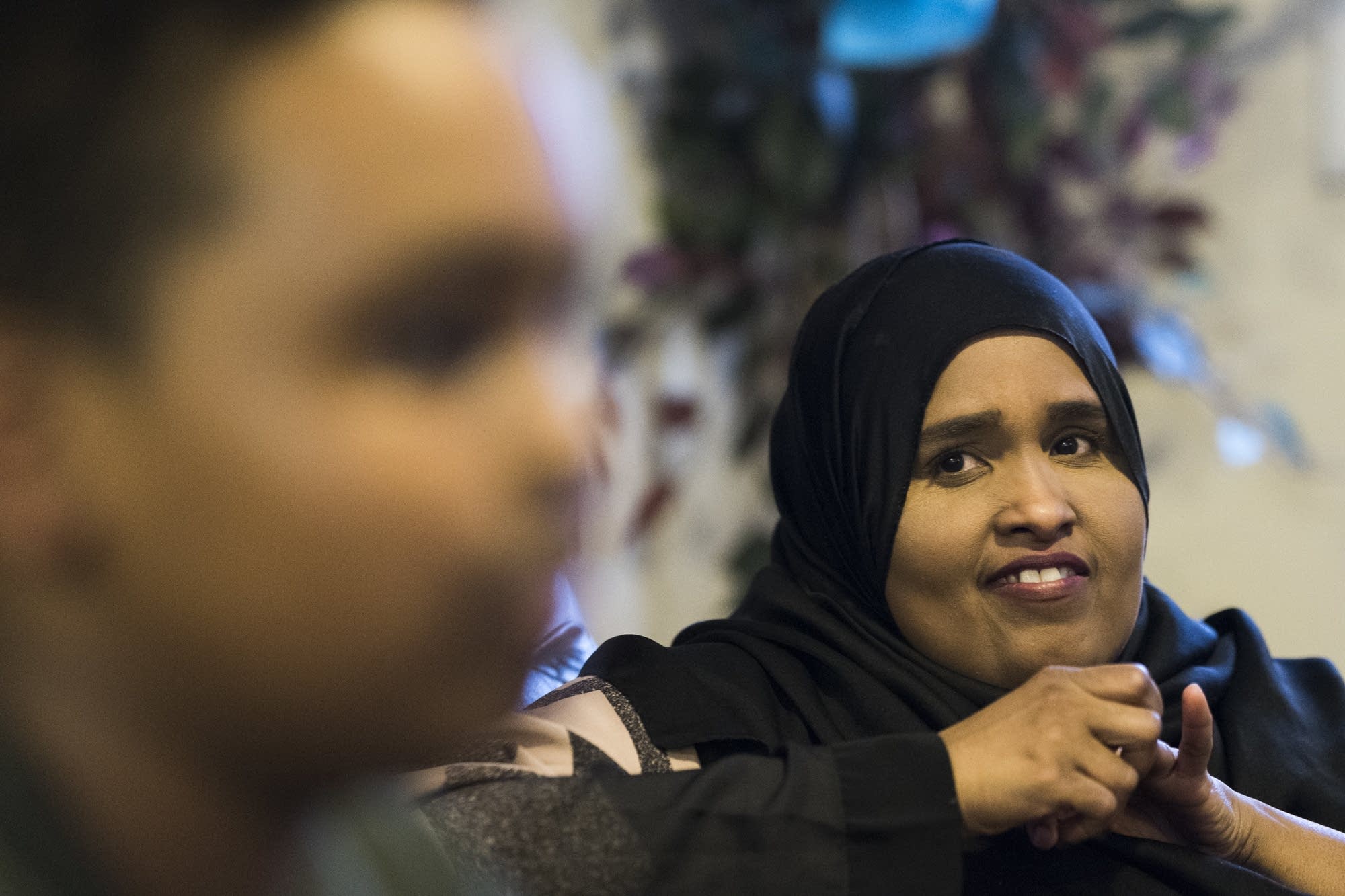 Shukri Abukar gazes at her son, Yusuf