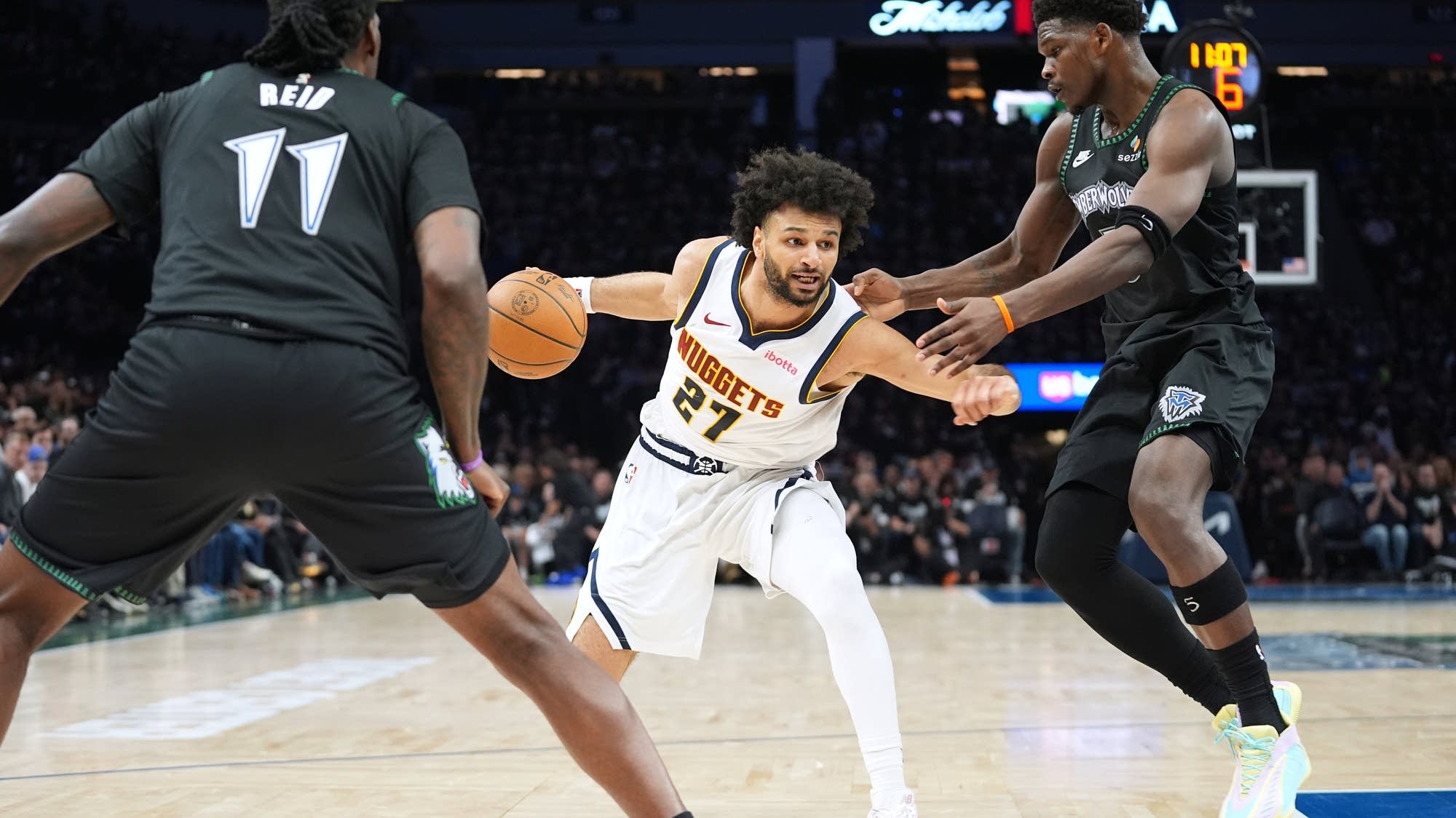 Minnesota Timberwolves take a 2-1 lead on the Denver Nuggets with a dominant defensive effort in a 113-96 win