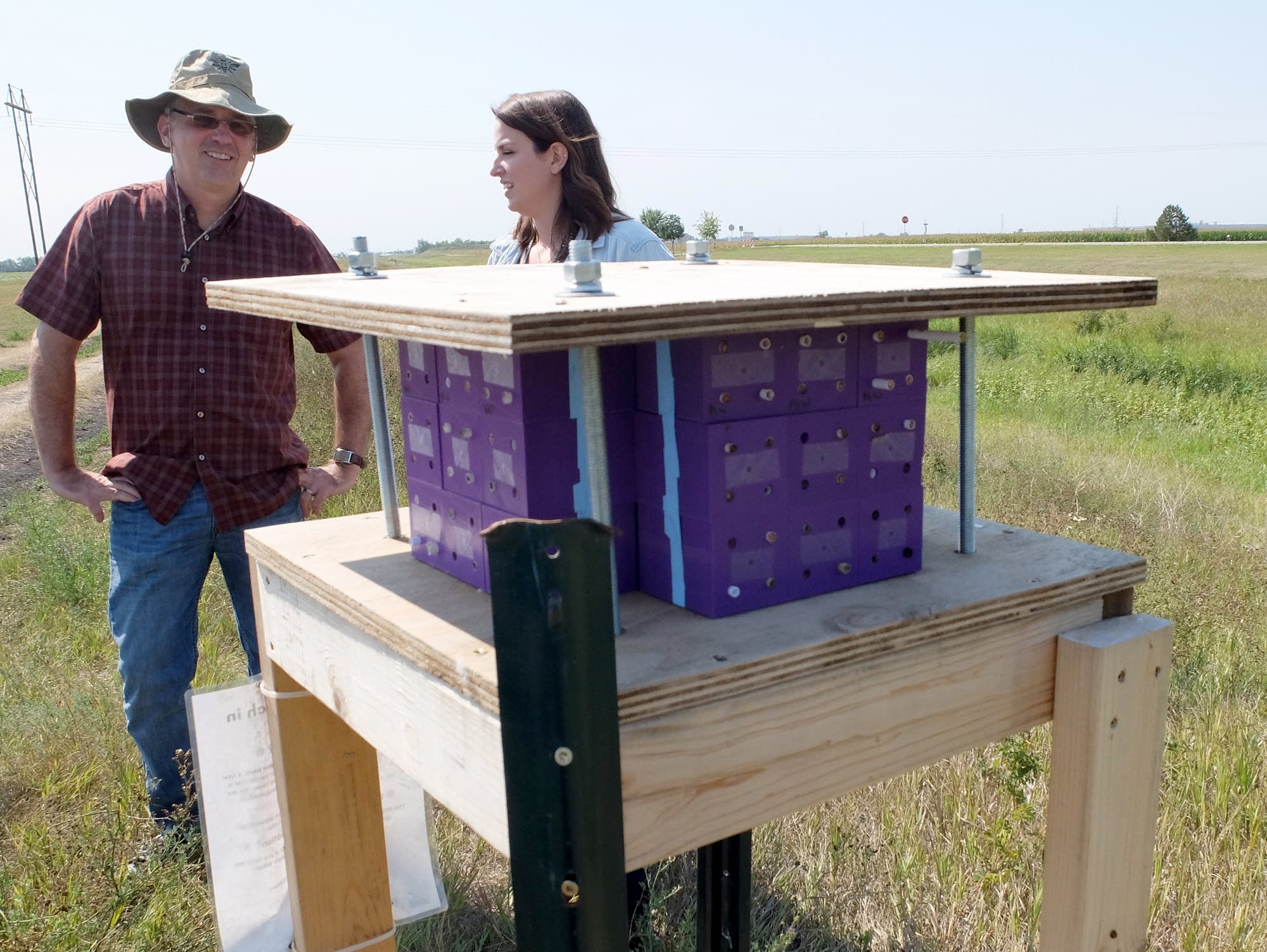 Researchers at NDSU's Insect Cryobiology and Ecophysiology lab.
