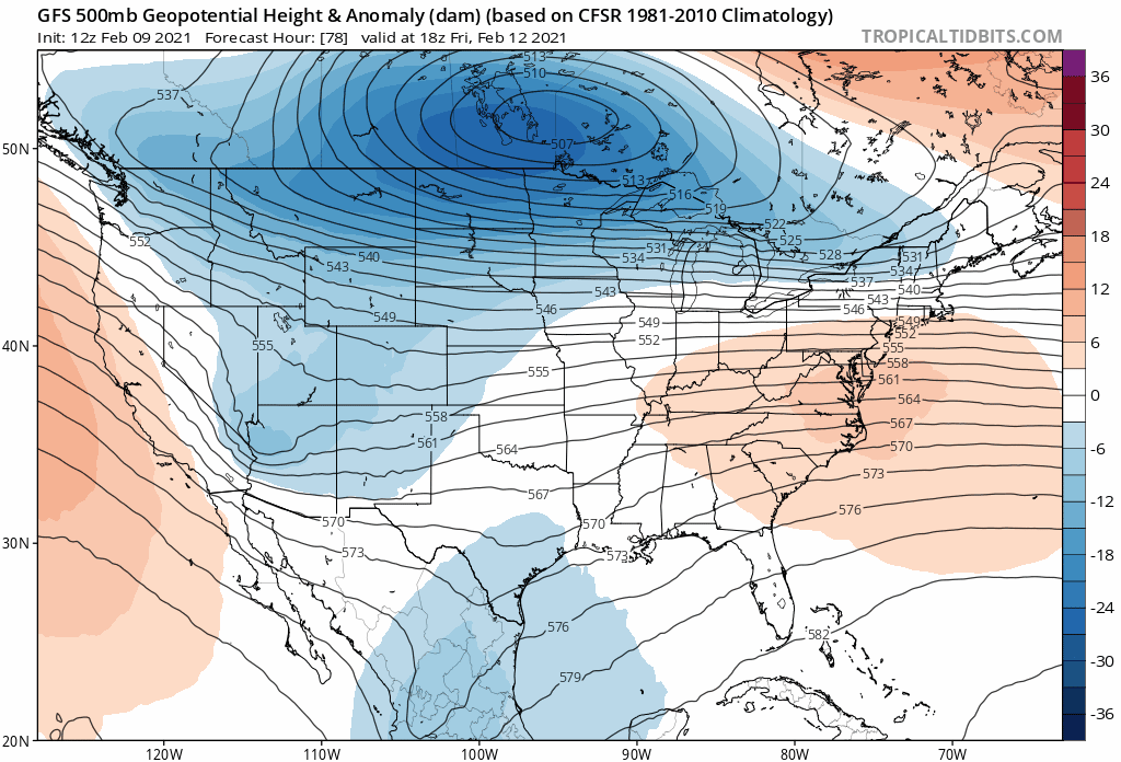 Upper air forecast maps this weekend