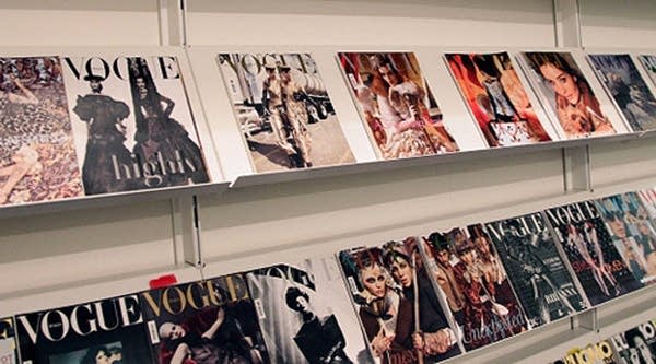 Copies of Vogue Italia are displayed at Vogue Editorial Office on December 10, 2010 in Milan, Italy.