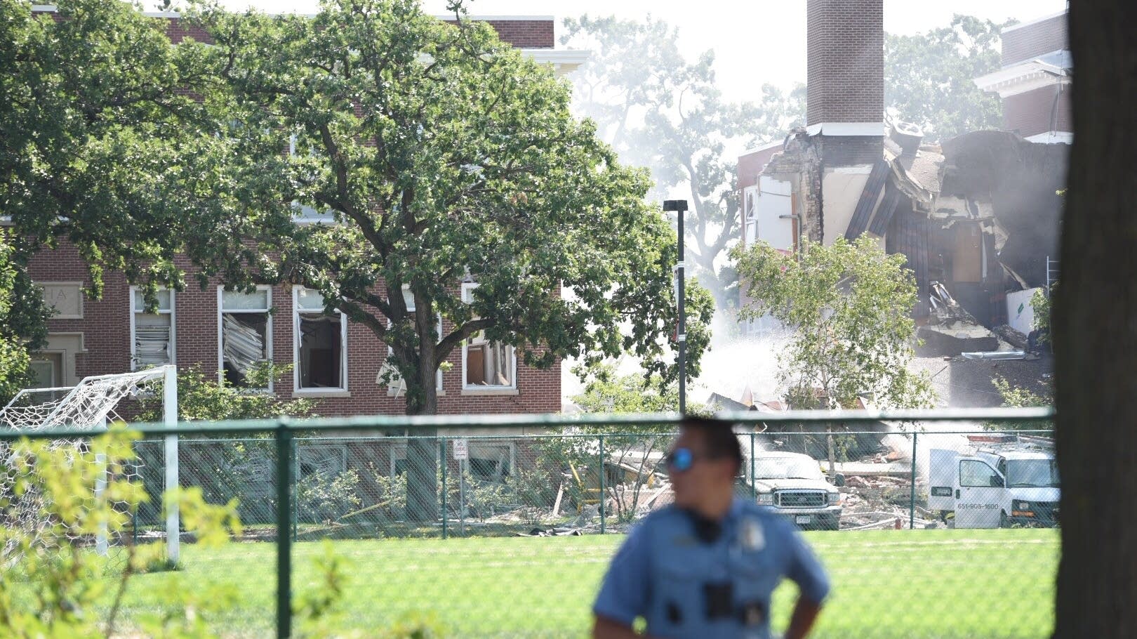 Explosion at Minnehaha Academy in Minneapolis