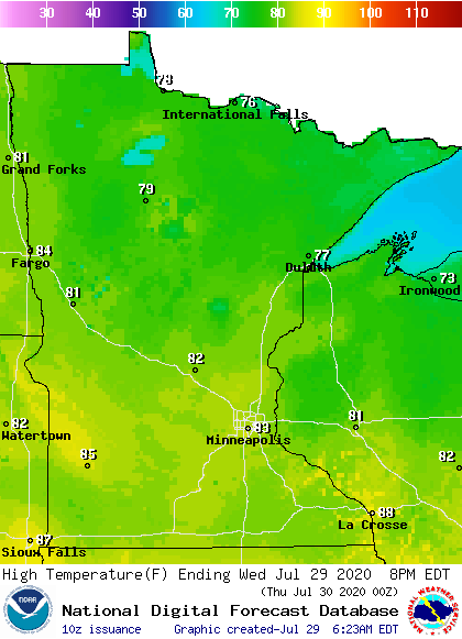 weather graphic