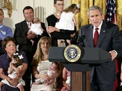 Bush's first veto