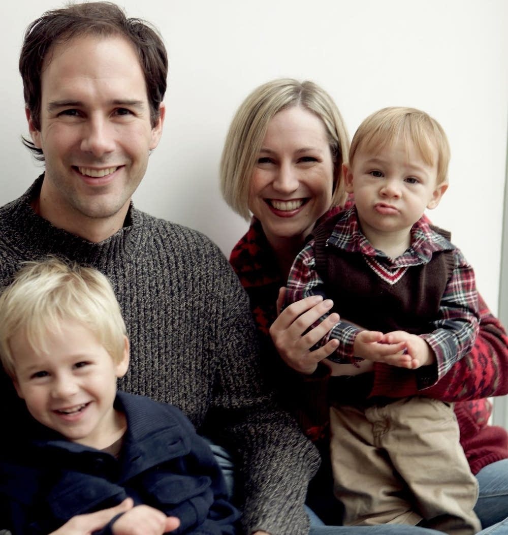 Tim Takach and his family