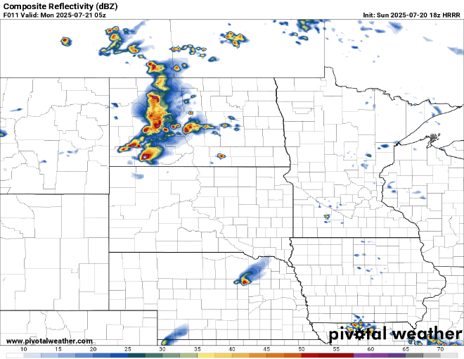 Showers and thunderstorms return to forecast; heat builds in Tuesday