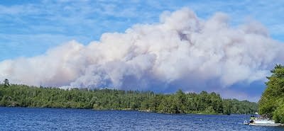 Evacuation orders expanded for wildfire burning northeast of Ely