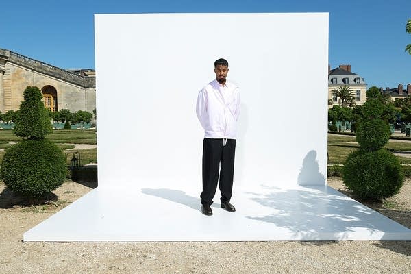 mustafa posing for a photo