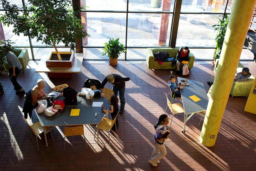 The lobby