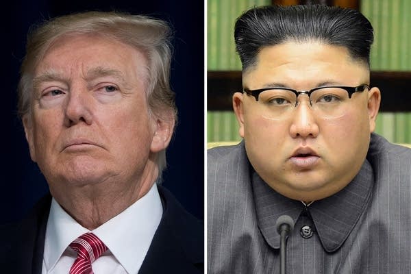 President Trump and Kim Jong Un