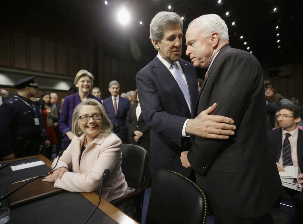 John Kerry, Hillary Clinton, John McCain