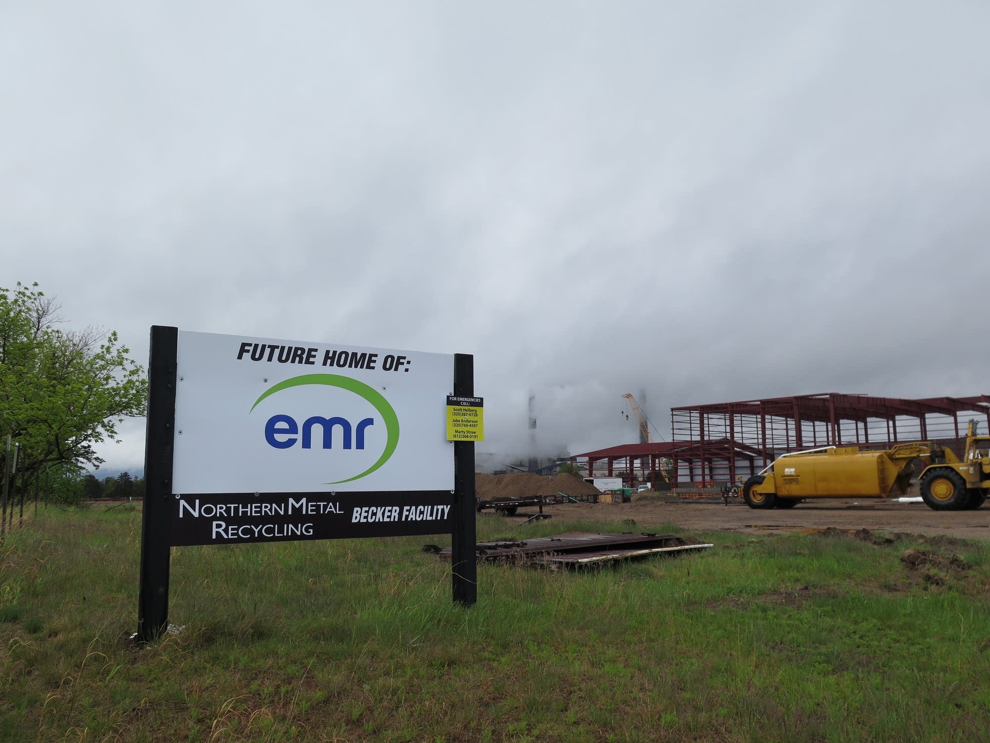 Construction is underway on the new Northern Metal Recycling facility.