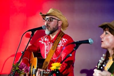 band performing on stage