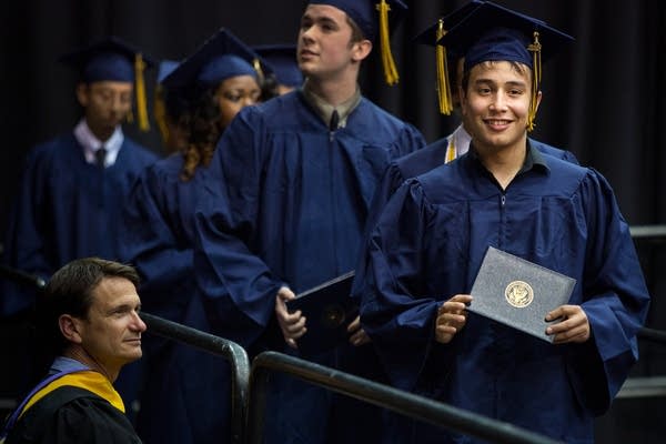 Adolfo Saldana Lara graduates from high school