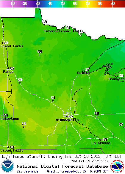 Decreasing clouds, warmer Friday into the weekend