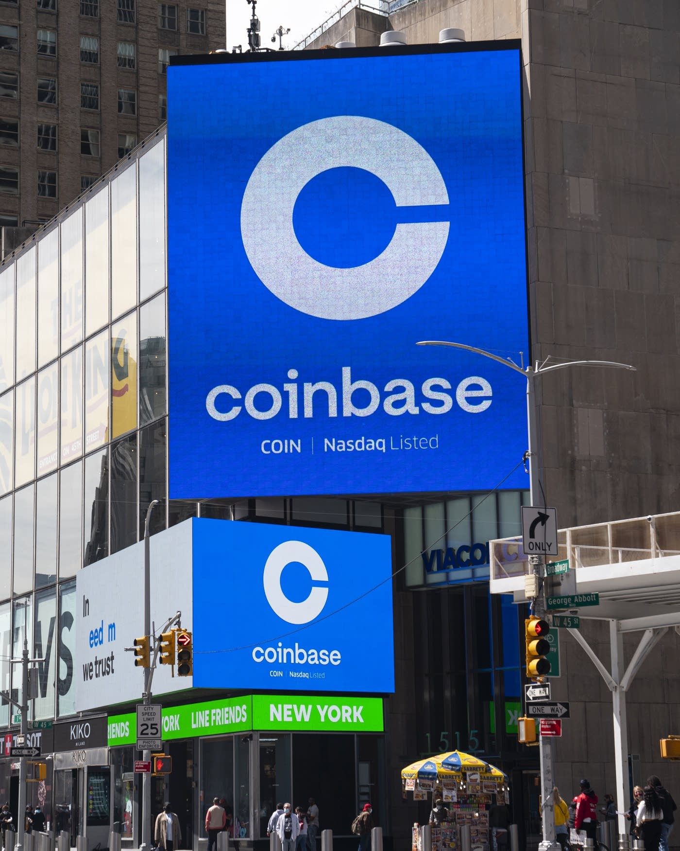 Cryptocurrency platform Coinbase is joining the S&P 500