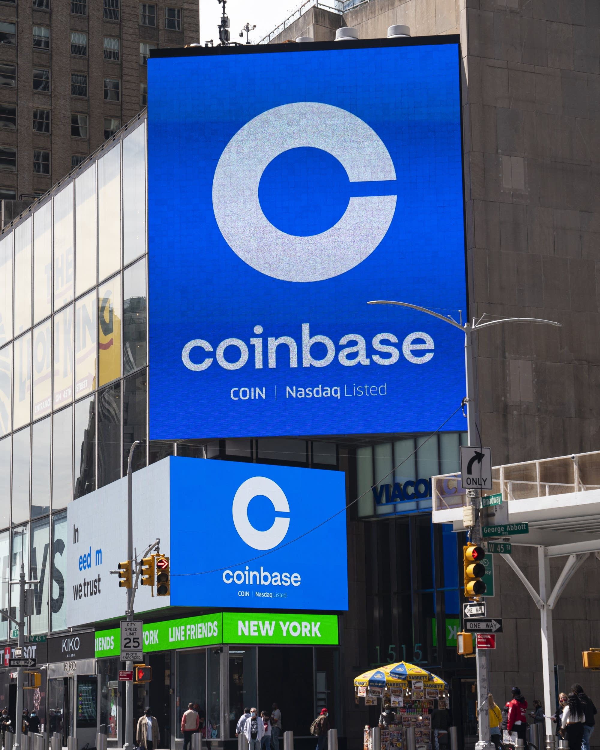 Cryptocurrency platform Coinbase is joining the S&P 500